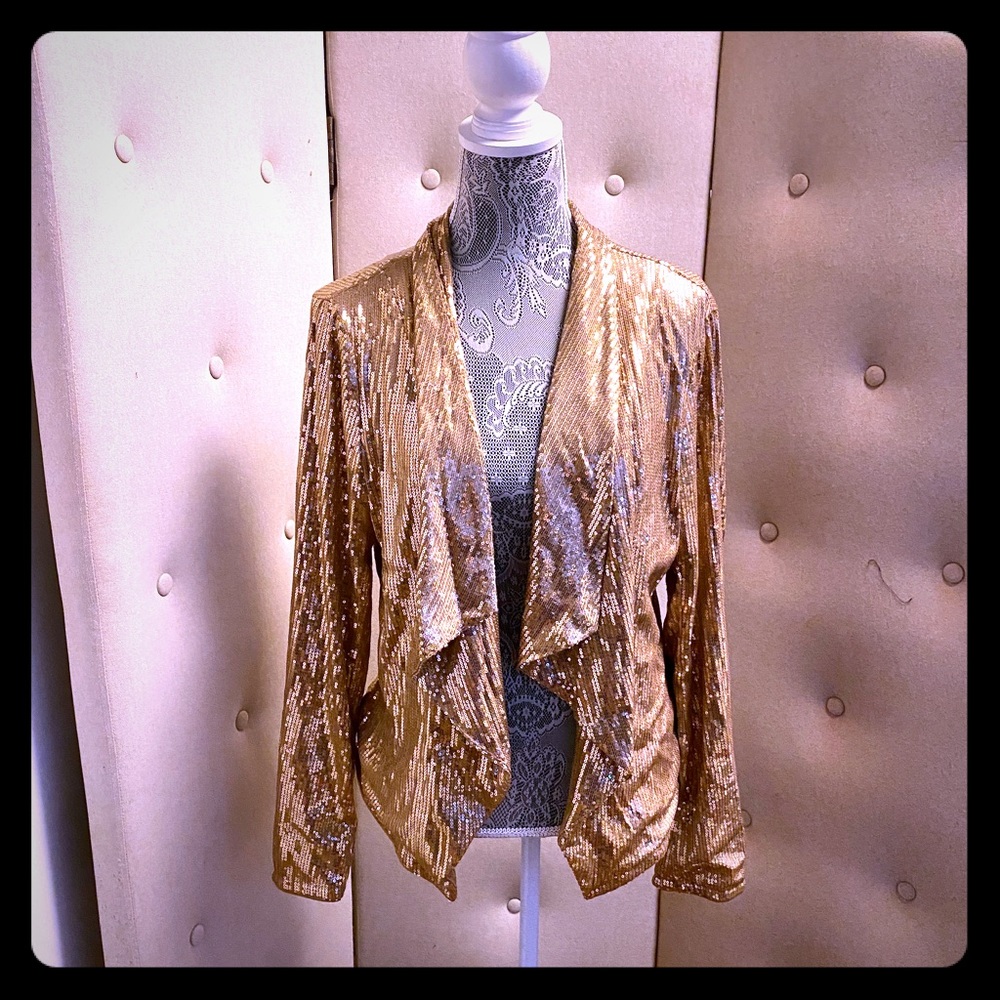 Guess - Gold Sequined Jacket